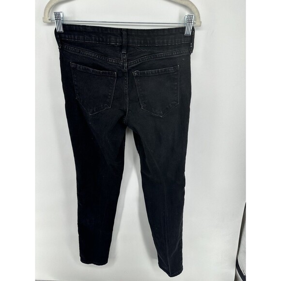 Old Navy Mid Rise Power Slim Straight Jeans - size 0 - Picture 2 of 3